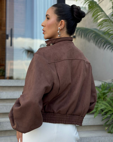 JAQUETA CAMUSA BOMBER AUREA