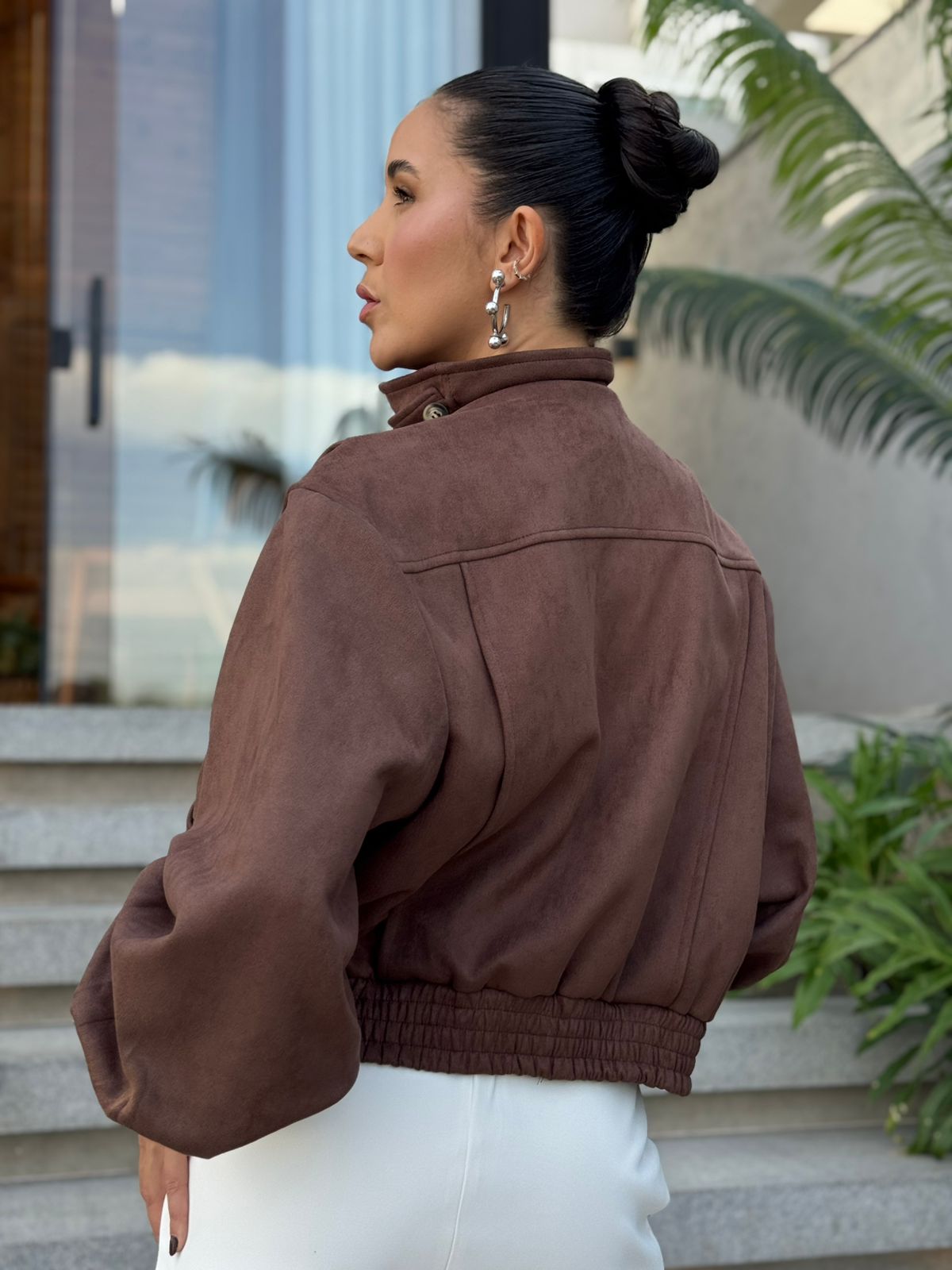 JAQUETA CAMUSA BOMBER AUREA