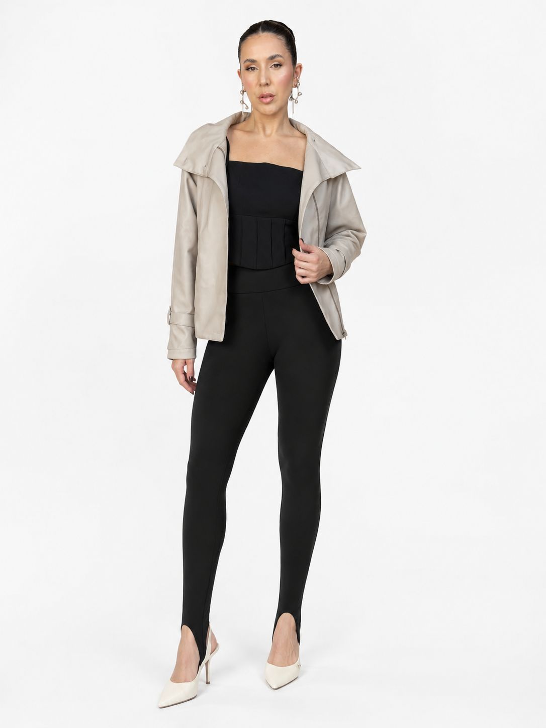 CALÇA MONTARIA FLANELADA DE PEZINHO