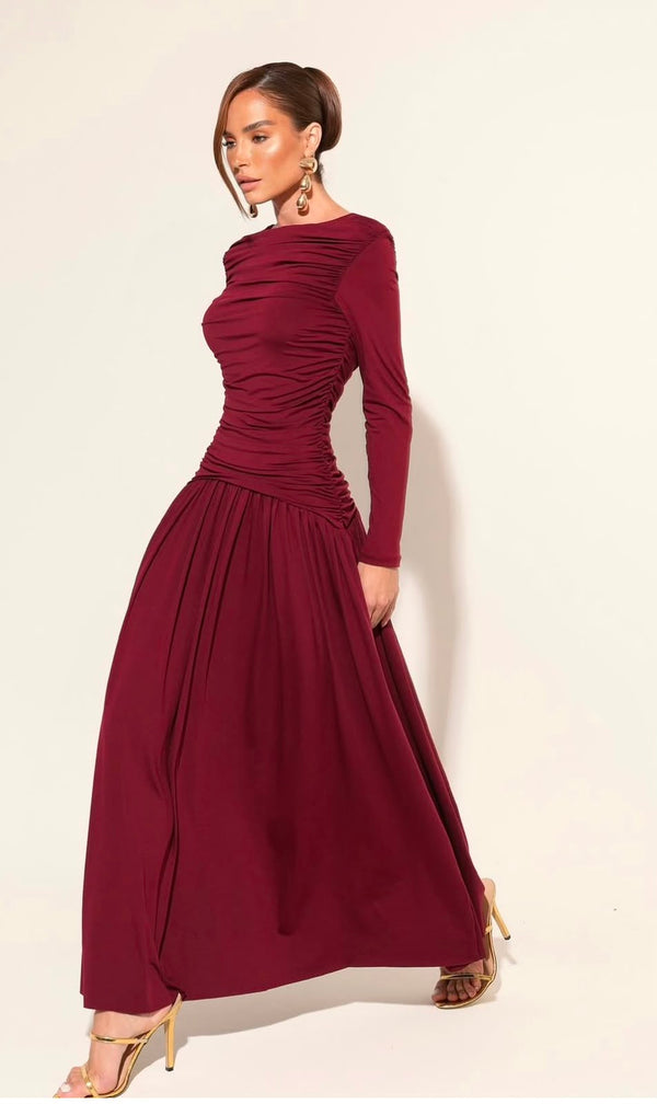 VESTIDO MANGA LONGA POLIAMIDA  BRUNA