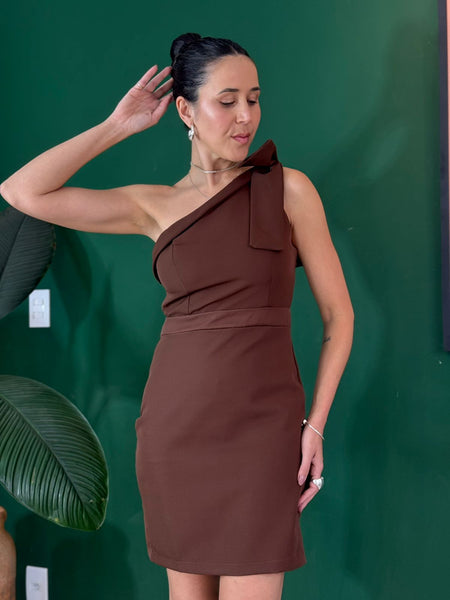 VESTIDO CURTO UM OMBRO DEBORA