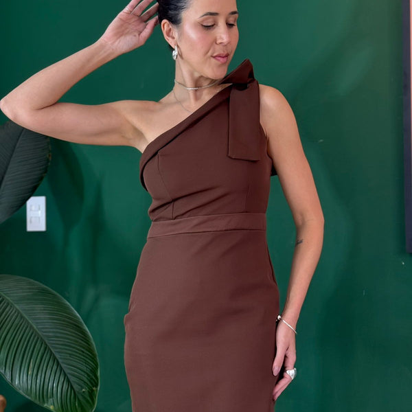 VESTIDO CURTO UM OMBRO DEBORA
