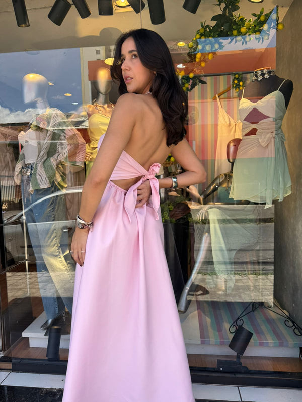 VESTIDO MIDI TOMARA QUE CAIA ISABELA