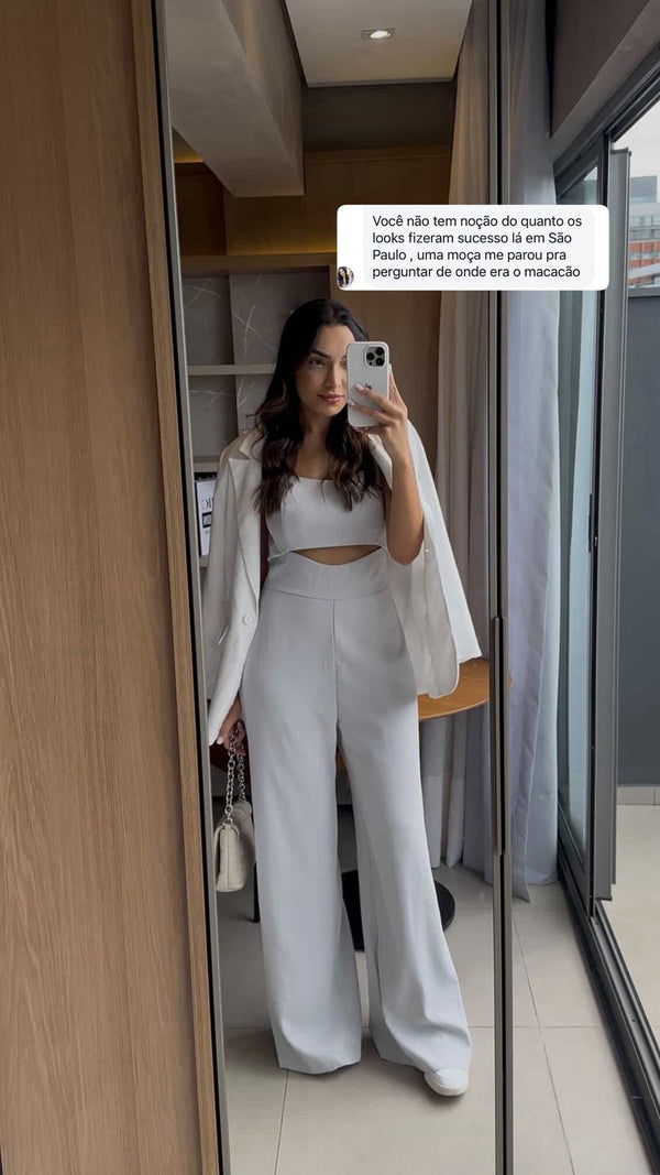 MACACÃO PAOLA - ALFAIATARIA PREMIUM