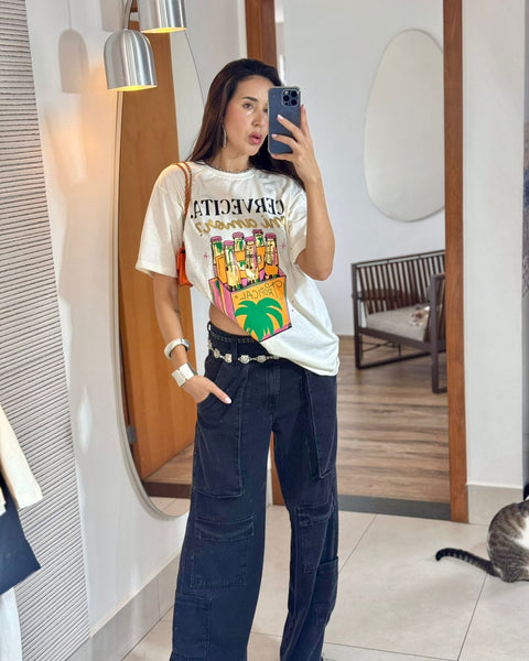 TSHIRT OVERSIZE ALGODÃO CERVECITA