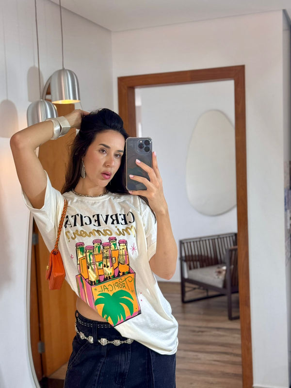 TSHIRT OVERSIZE ALGODÃO CERVECITA