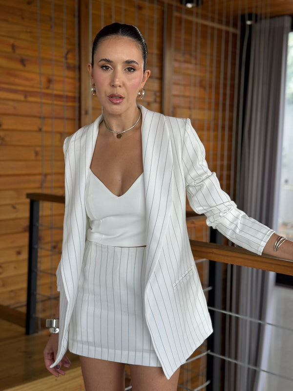 BLAZER ALFAIATARIA  RISCA DE GIZ BZ01A