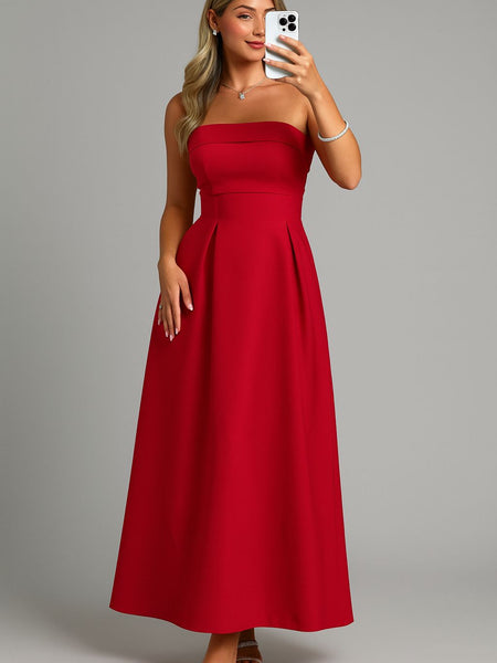 VESTIDO MIDI TOMARA QUE CAIA ISABELA