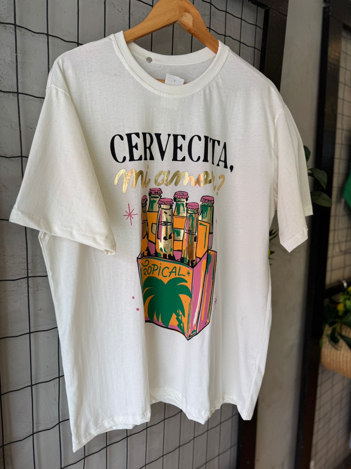 TSHIRT OVERSIZE ALGODÃO CERVECITA