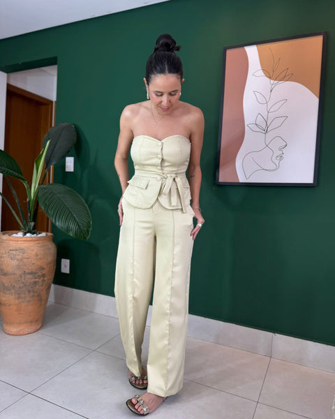 CONJUNTO ALFAIATARIA TOMARA QUE CAIA GABI