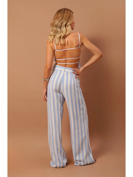 CONJUNTO CALÇA E CROPPED LISTRAS GRECIA