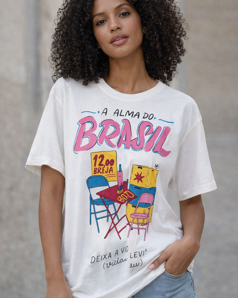 TSHIRT OVERSIZE ALGODÃO ALMA DO BRASIL