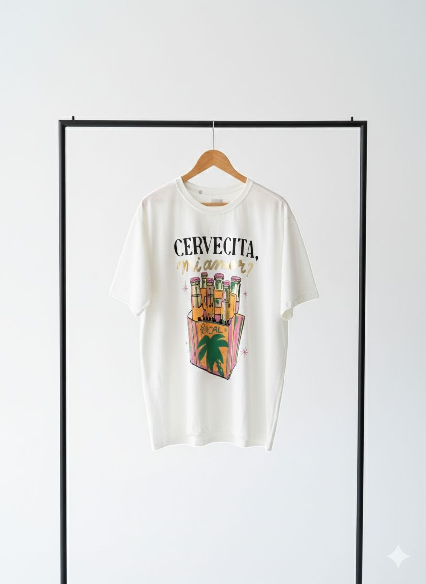 TSHIRT OVERSIZE ALGODÃO CERVECITA