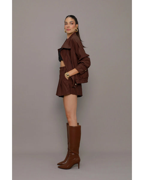 SHORT CURTO COS ALTO CHARLAS