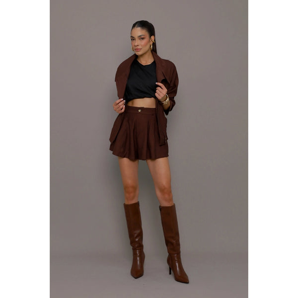 SHORT CURTO COS ALTO CHARLAS