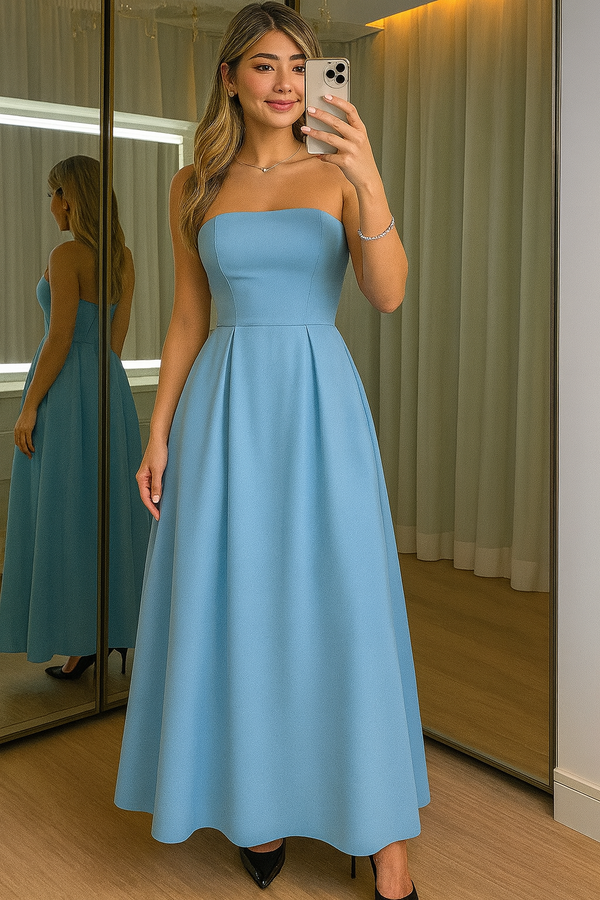 VESTIDO MIDI TOMARA QUE CAIA ISABELA